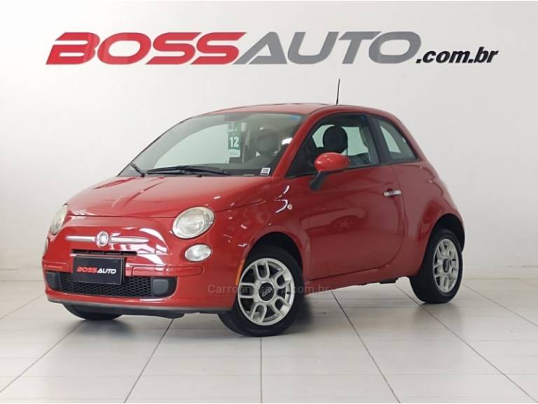 FIAT - 500 - 2011/2012 - Vermelha - R$ 41.700,00