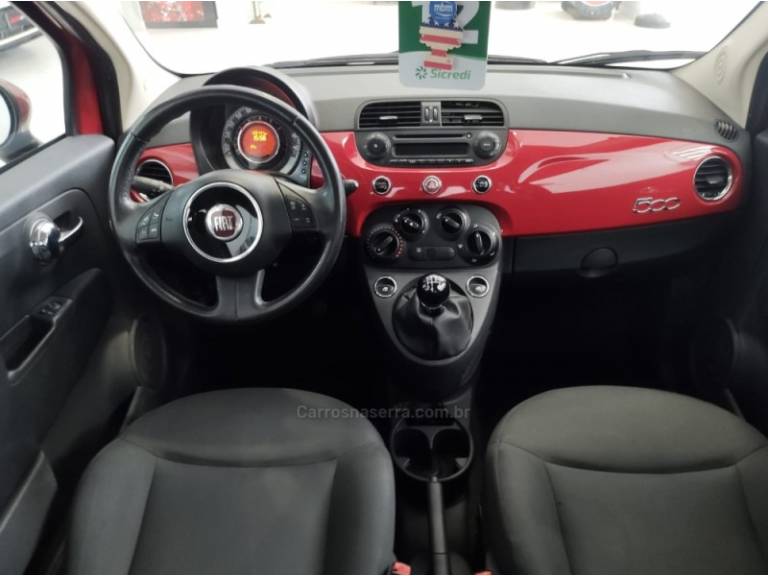 FIAT - 500 - 2011/2012 - Vermelha - R$ 41.700,00